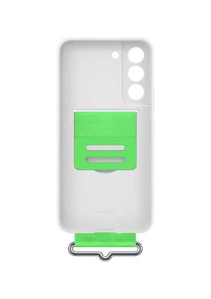Galaxy S22 Plus Kordonlu Silikon Kılıf - Beyaz EF-GS906TWEGWW