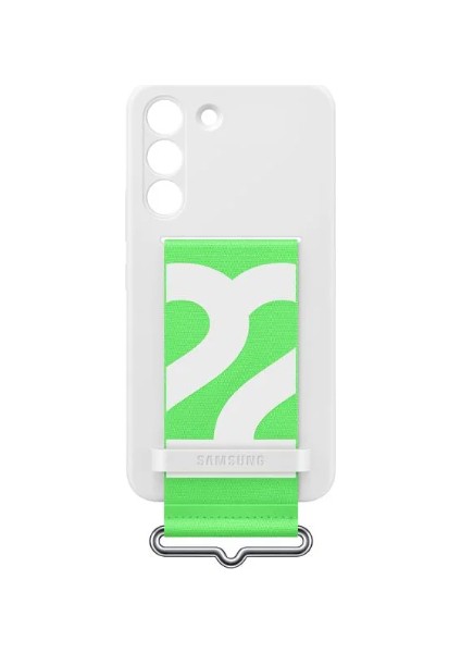 Galaxy S22 Plus Kordonlu Silikon Kılıf - Beyaz EF-GS906TWEGWW