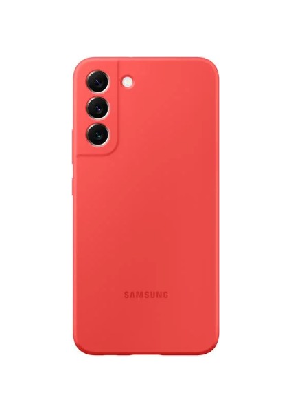 Galaxy S22 Plus Silikon Kılıf Kırmızı