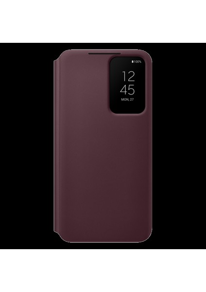 Galaxy S22 Plus Orijinal Smart Clear View Kılıf Bordo