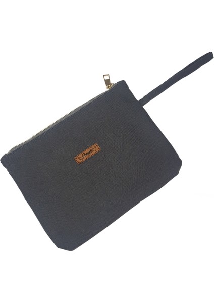 Antrasit Portföy Çanta - Clutch Çanta