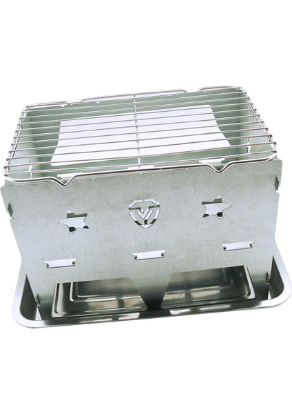 Açık Kamp Sobası Fırın Rüzgara Balkon Barbekü Pinik Büyük Tepsiyle Büyük (Yurt Dışından)