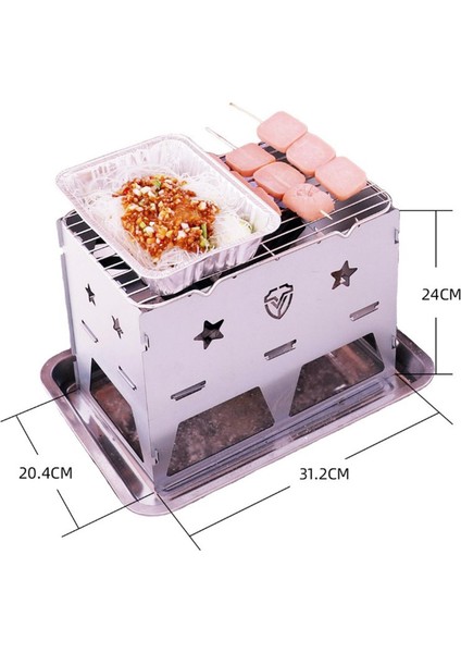 Açık Kamp Sobası Fırın Rüzgara Balkon Barbekü Pinik Büyük Tepsiyle Büyük (Yurt Dışından) modelleri