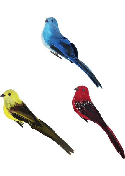 1 El Sanatları Köpük Kuşlar Figürinler Fotoğraf Proplar Bahçe Dekor 3 Adet (Yurt Dışından)