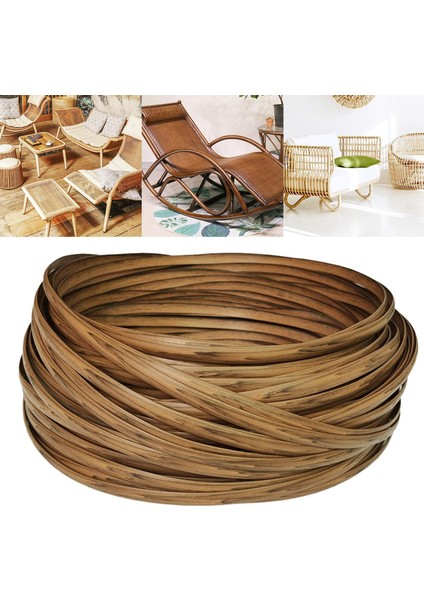 32M/105 Feet Sandalye Kanepe Sabitleme Kiti 8mm Baston Dokuma Diy Çantası Veranda Ahşap Tahıl (Yurt Dışından) fırsatları