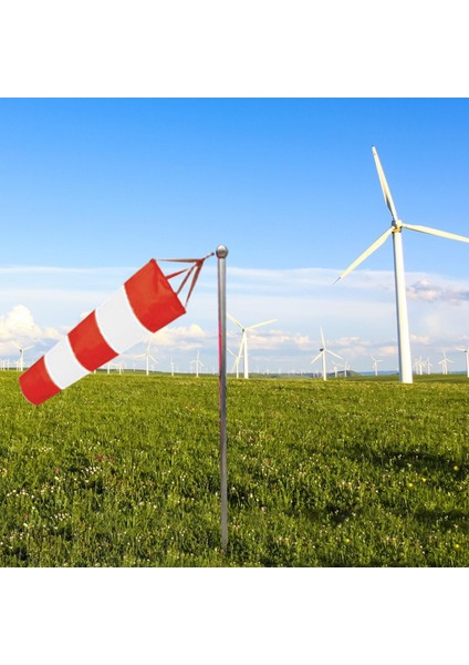 Havaalanı Rüzgar Ripstop Rüzgar Ölçüm Çorap Çanta Park Avı Açık Hava Kırmızı 100 cm (Yurt Dışından) fırsatları