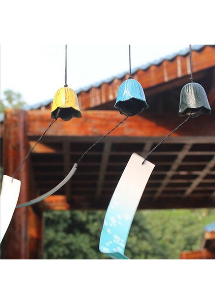 Geleneksel Rüzgar Çanları Bell Office Windchimes Bahçe Blessing 2pcs Mavi (Yurt Dışından) modelleri