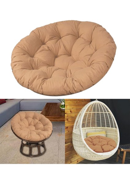 Açık Koltuk Yastık Sandalye Pedleri Kapalı Açık Rattan Sandalyeleri Hamak Haki, 60CM (Yurt Dışından) fırsatları