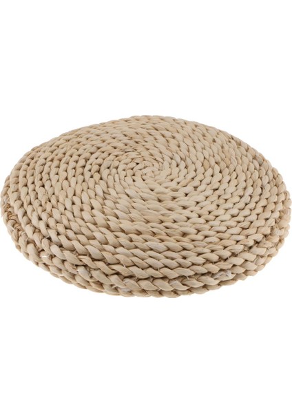 Japon Tarzı Straw Futon Örme Yuvarlak Koltuk Yastık Dia. 30CM (11.81 ") Pouf (Yurt Dışından)