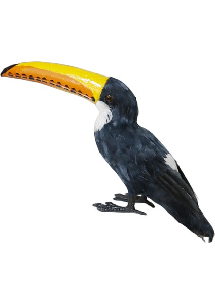 Gerçekçi Tüy Kuş Toucan Jungle Açık Hava Koleksiyonu El Işi (Yurt Dışından)