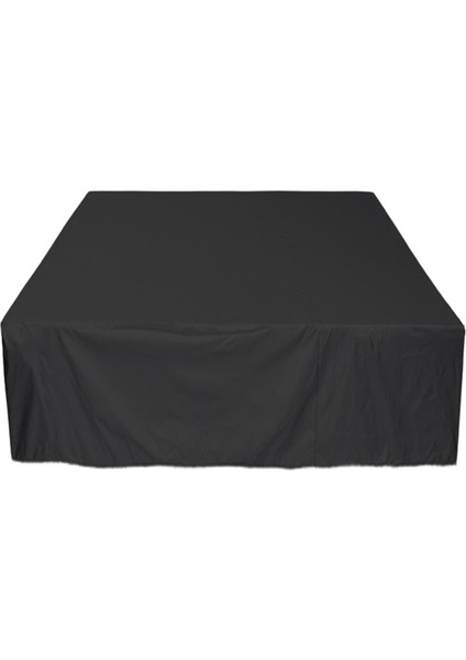 Küvet Tozu Kapağı Yüzme Havuzu Protecter Avlusu Açık Koruma Kılıfı 244X244X90CM Siyah (Yurt Dışından)
