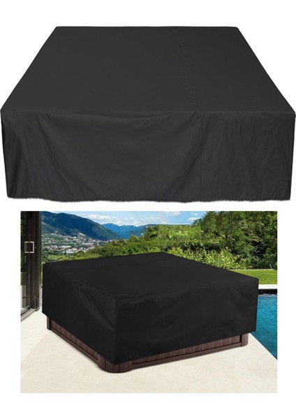 Küvet Tozu Kapağı Yüzme Havuzu Protecter Avlusu Açık Koruma Kılıfı 244X244X90CM Siyah (Yurt Dışından) fiyatları