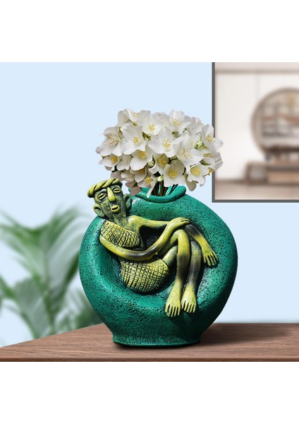 Sanat Flowerpot Vintage Poitemsic Kapalı Dış Mekan Dekoratif Nordic (Yurt Dışından)