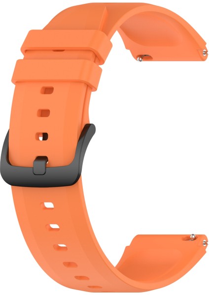 Xiaomi Için 22MM Silikon Saat Bandı S1 Turuncu (Yurt Dışından)
