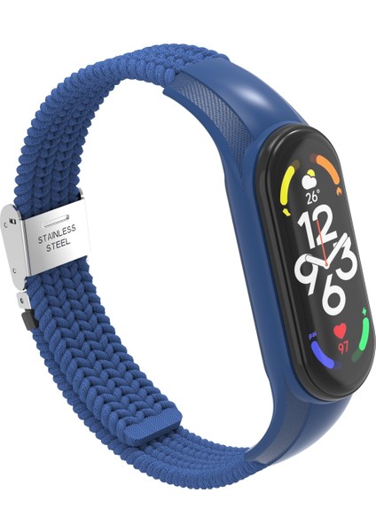 Xiaomi Mi Band 7 Soğuk Mavisi Için Naylon Örgülü Saat Bandı (Yurt Dışından) modelleri