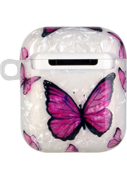 1/2 Mor Kelebek Için Kanca ile Boyalı Kulaklık Çantası (Yurt Dışından) modelleri