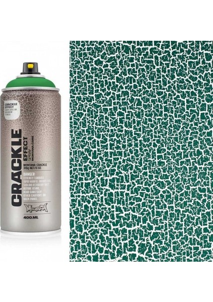 : Crackle Effect Sprey Boya : 400 ml : Patine Green (Ral 6000) EC6000