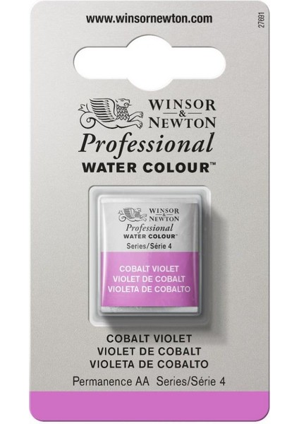 : Professional Yarım Tablet Suluboya : Cobalt Violet 192 S.4