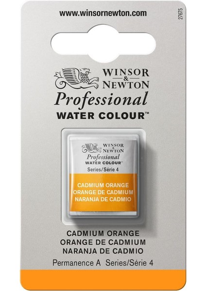 : Professional Tam Tablet Suluboya : Cadmium Orange 089 S.4