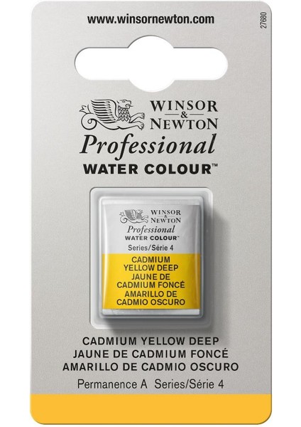 : Professional Tam Tablet Suluboya : Cadmium Yellow Deep 111 S.4