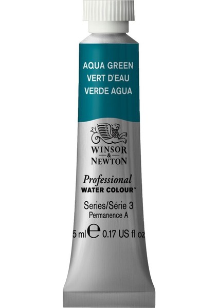: Professional Tüp Suluboya : 5 ml : Aqua Green 697 S.3
