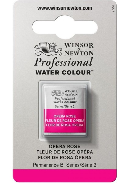 : Professional Yarım Tablet Suluboya : Opera Rose 448 S.2