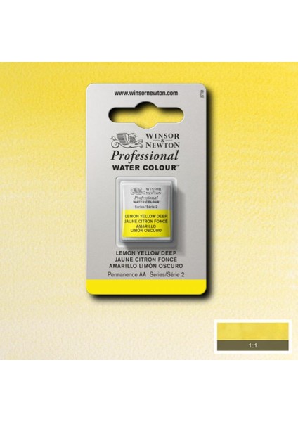 : Professional Yarım Tablet Suluboya : Lemon Yellow Deep 348 S.2 fiyatları