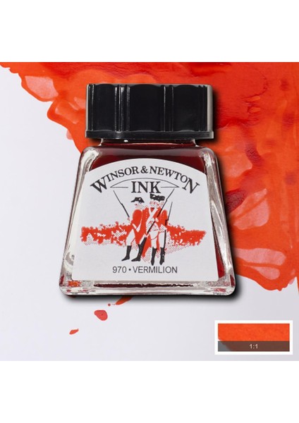 : Çizim Mürekkebi : 14 ml : Vermilion 680