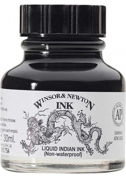 : Çizim Mürekkebi : 30 ml : Liquid Indian 754