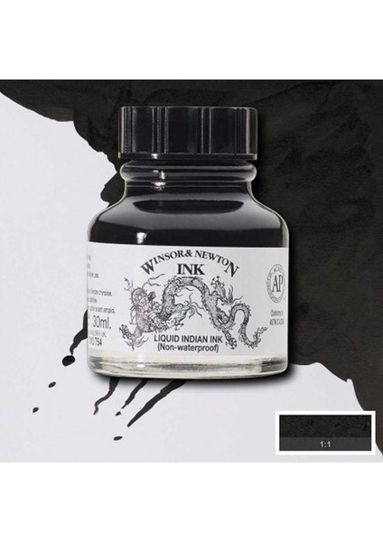 : Çizim Mürekkebi : 30 ml : Liquid Indian 754