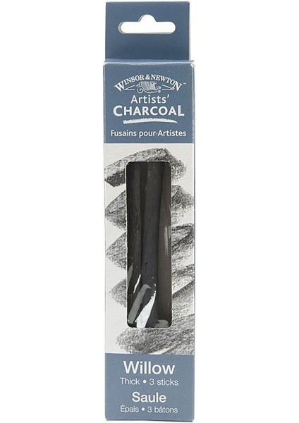 : Willow Charcoal Kalın Füzen Seti : 3' Lü