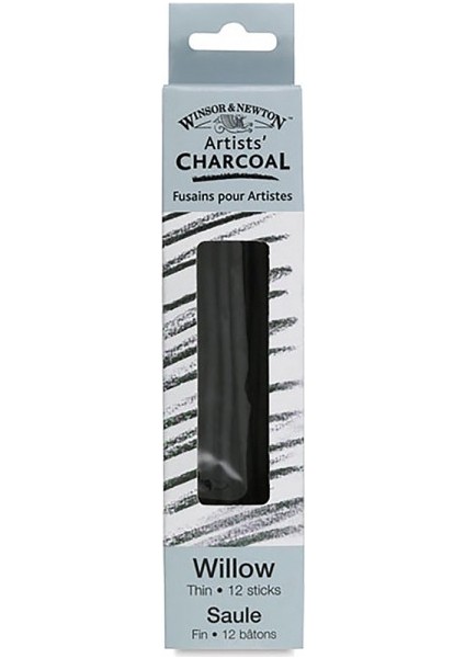 : Willow Charcoal Ince Füzen Seti : 12' Li