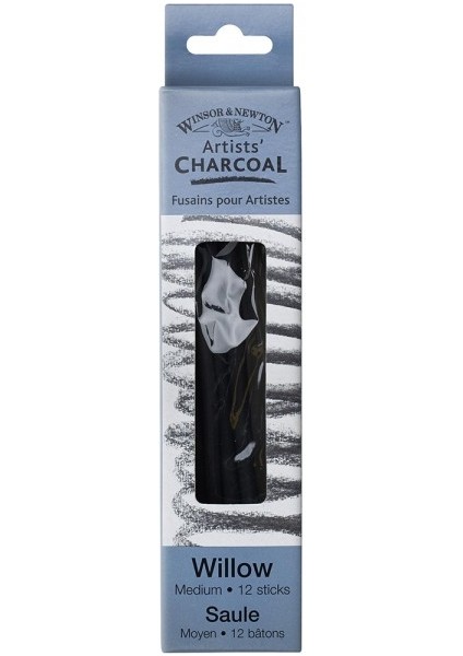 : Willow Charcoal Orta Füzen Seti : 12' Li