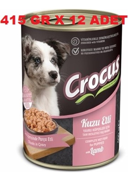 Yav. Köpek Kuzu Etli Yaş Mama 400G x 12