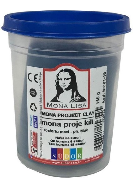 Südor Mona Lisa Mona Proje Kili 150 gr Fosforlu Mavi