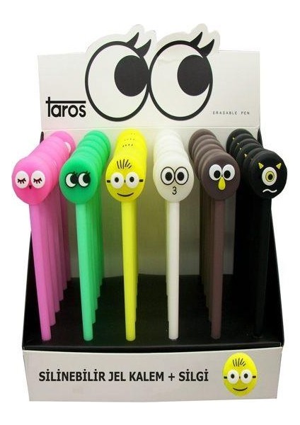 Unick Color Smiley Silinebilir Jel Kalem