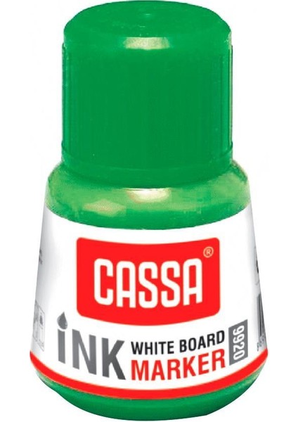 Cassa Beyaz Tahta Kalem Mürekkebi 20 ml Yeşil