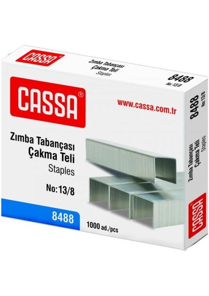 Cassa Zımba Çakma Teli No: 13*8