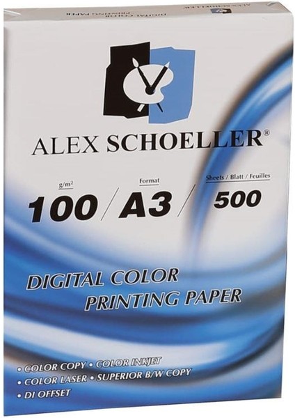 Alex Schoeller Gramajlı Fotokopi Kağıdı 100 Gr. A3 500'LÜ Paket