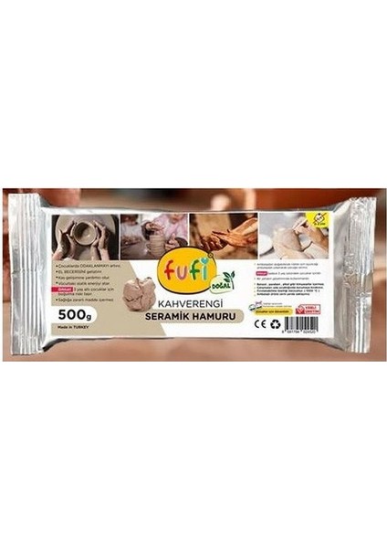 Fufi Seramik Hamuru Kahverengi 500 gr