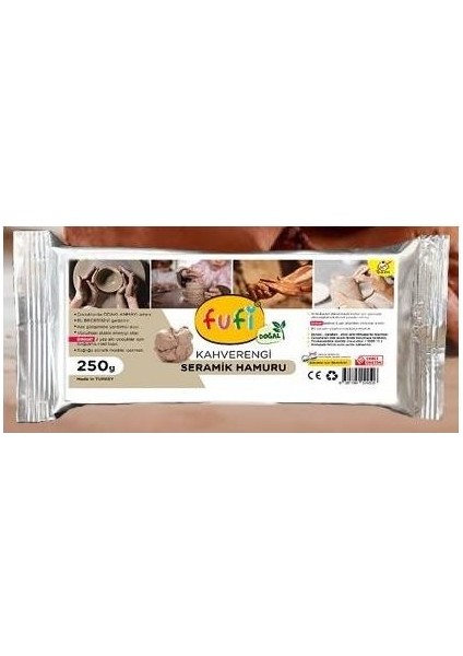 Fufi Seramik Hamuru Kahverengi 250 gr