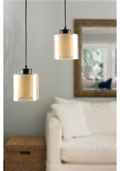 Nitra 2'li Avize Bal Cam