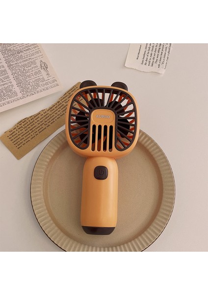 USB Mini Sessiz El Tipi Fan - Haki (Yurt Dışından)