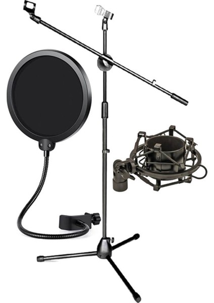 Ms06PAK Mikrofon Standı Shock Mount Pop Filter Set