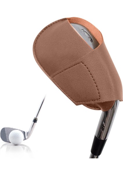Golf Demir Kafa Kapağı Pu Deri Golf Kulübü Kapak 4 Parça (Yurt Dışından) indirimleri