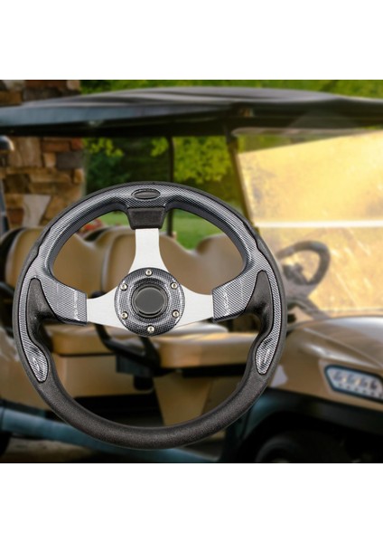 Direksiyon Simidi Golf Sepeti Karbon Fiber 11 ”Kimlik Retrofit Pu Deri 3 Konuşan Karbon Fiber B (Yurt Dışından) indirimleri