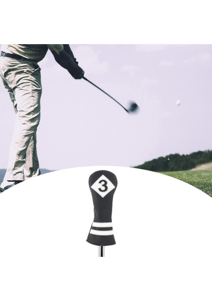 Golf Şaft Aksesuarları Kulübü Başı Siyah Beyaz 3 (Yurt Dışından) indirimleri