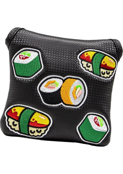 Golf Putter Head Cover Club Head, Erkekler İçin Dayanıklı Korumayı Kapaklar Siyah (Yurt Dışından)