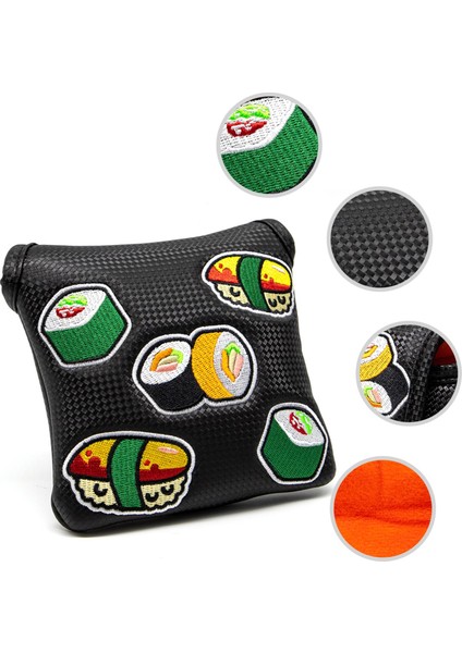 Golf Putter Head Cover Club Head, Erkekler İçin Dayanıklı Korumayı Kapaklar Siyah (Yurt Dışından) modelleri