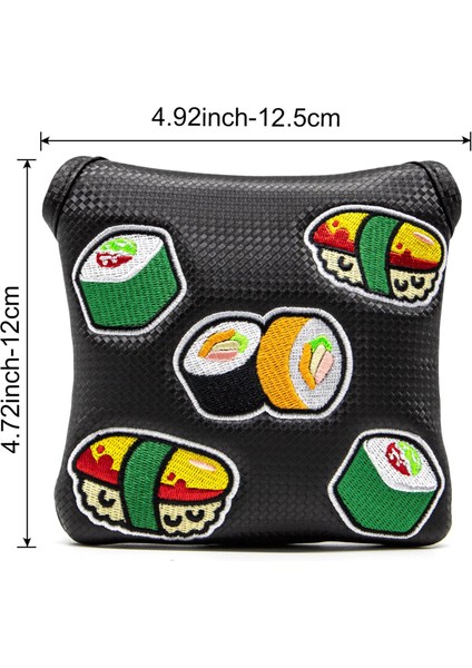 Golf Putter Head Cover Club Head, Erkekler İçin Dayanıklı Korumayı Kapaklar Siyah (Yurt Dışından) fırsatları